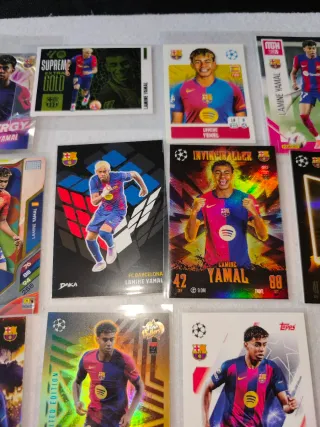 Lote cromos Lamine Yamal
