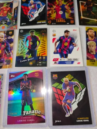 Lote cromos Lamine Yamal