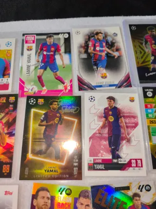 Lote cromos Lamine Yamal