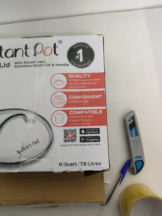 Tapa de Cristal Instant Pot