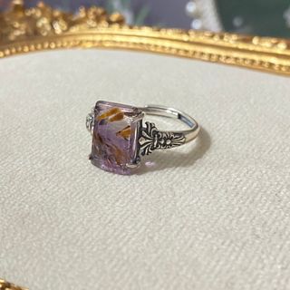 Anillo Plata Super 7 Cuarzo Natural