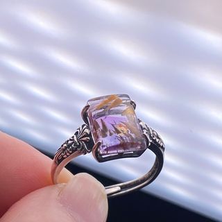 Anillo Plata Super 7 Cuarzo Natural