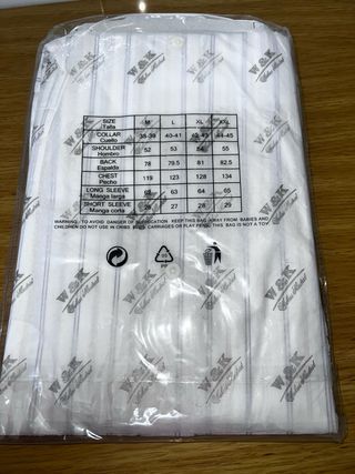 Camisa W&K rayas multicolor blanca