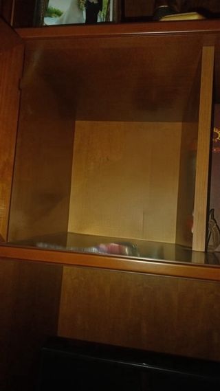 Mueble Salón Madera Maciza Nogal