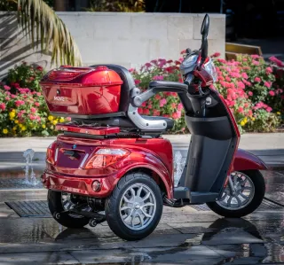 MOVE-E Vehículo Eléctrico Triciclo Rojo