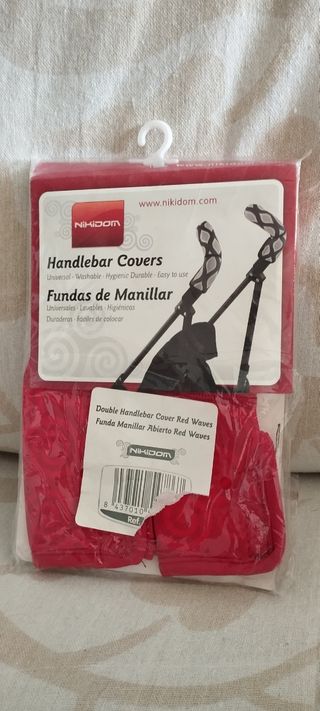 Fundas Manillar Silla Paseo Neopreno Rojas