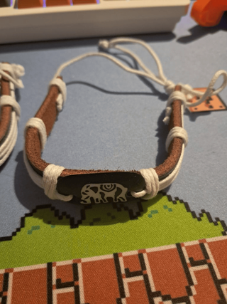 3 Braccialetti con Elefante – Set Portafortuna!