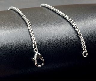 Collar Cadena Plata Cruz Acero Inoxidable