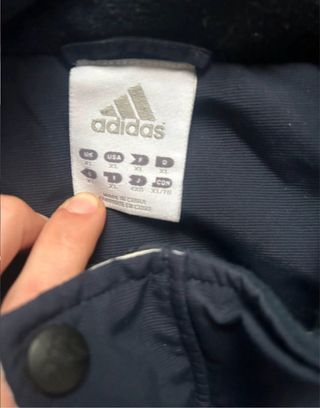 Chaqueta Outdoor Vintage Azul Marino y Blanco