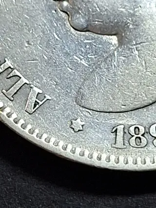 Moneda 5 Pesetas Plata Alfonso XIII 1890