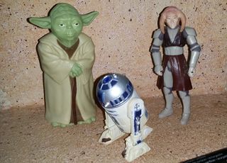 3 FIGURAS ANTIGUAS - SAGA - STAR WARS