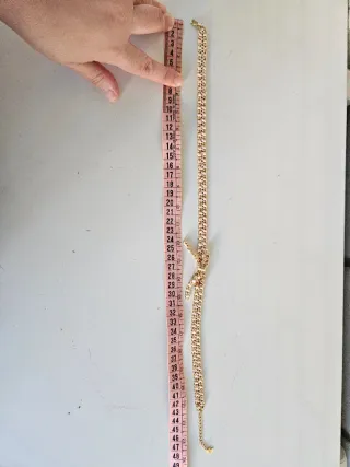 Gargantilla Agatha Paris lazo dorado y rosa