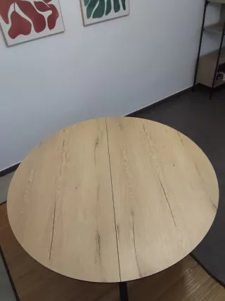 Mesa extensible madera y metal