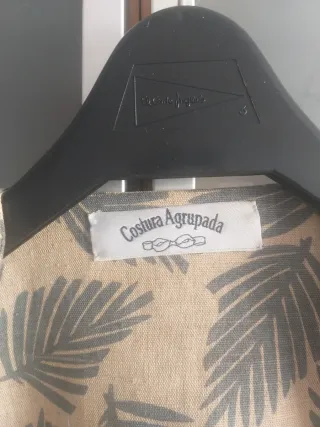 Traje de chaqueta estampado mujer
