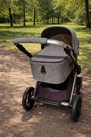 Carrito de bebé 2 piezas gris