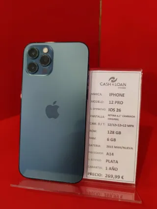 iPhone 12 Pro 128GB Azul Mate