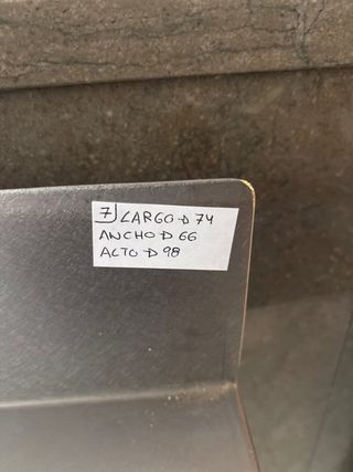 Friegamanos Acero con Hueco Basura