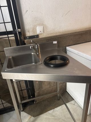 Friegamanos Acero con Hueco Basura