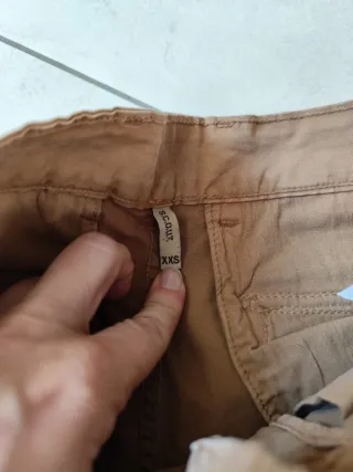 Jeans cargo scout beige taglia XXS ragazzo