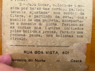 Cítara Antigua Mini-Harpa