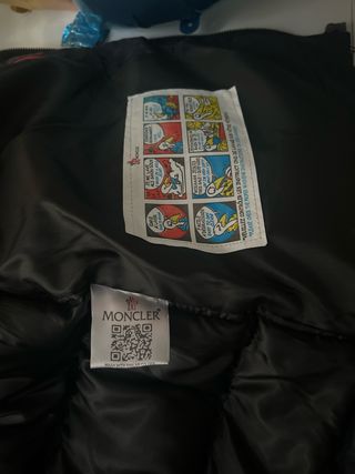 Plumífero Moncler Negro