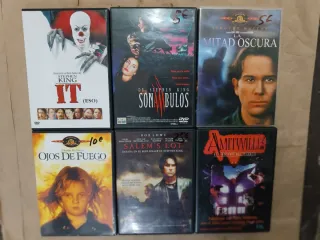 Películas DVD Terror Stephen King (Lote)