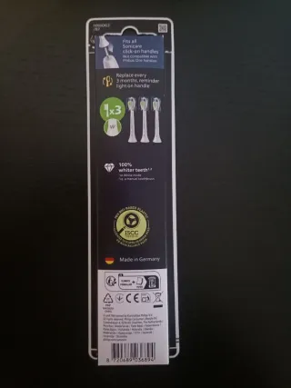 Repuestos Philips Sonicare W2 Optimal White 3 uds