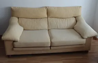 Sofás 3+2 plazas tela beige