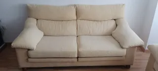 Sofás 3+2 plazas tela beige