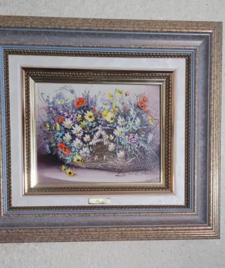 Due quadri ad olio del pittore Ferrer