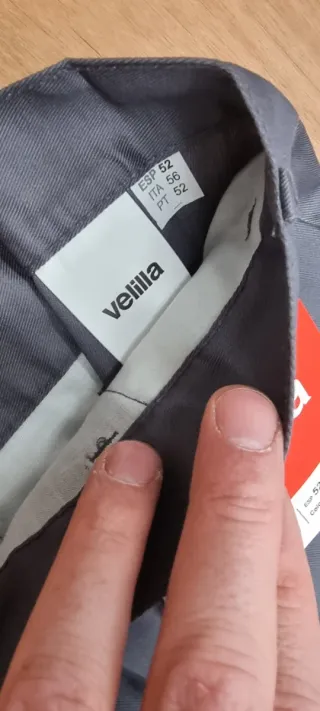 Bermuda Trabajo Velilla Gris Talla 52