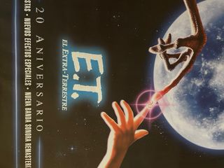 Póster E.T. El Extraterrestre 20 Aniversario