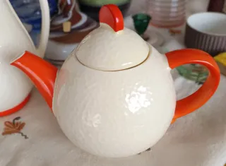 Tetera antigua Haldensleben cerámica Preciosa