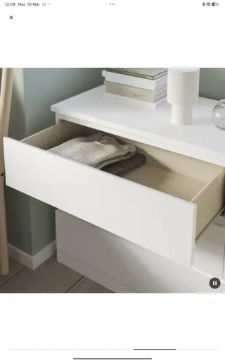 Cajonera 6 cajones madera blanca