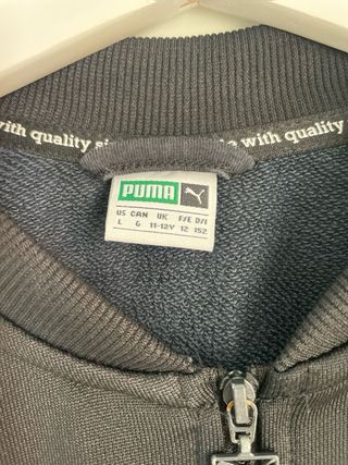 Chaqueta Puma Negra con Estampado