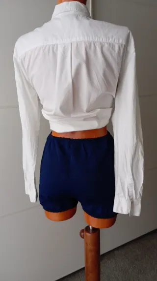 Faja vintage azul. Short vintage