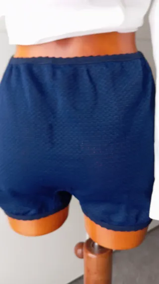 Faja vintage azul. Short vintage