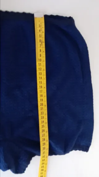 Faja vintage azul. Short vintage