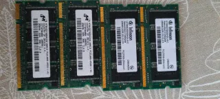 4x Infineon 256MB DDR RAM Módulos