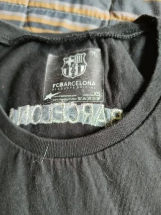 Camiseta FC Barcelona con pedrería Talla XS