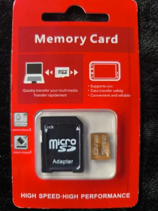 Tarjeta Micro SD 512GB con Adaptador