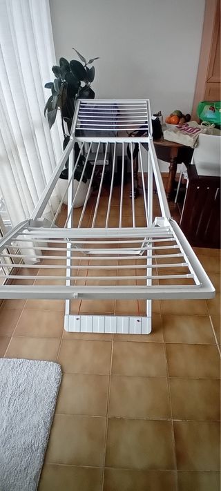 Tendedero plegable blanco