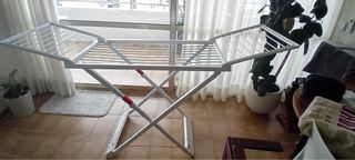 Tendedero plegable blanco
