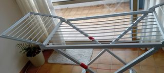 Tendedero plegable blanco