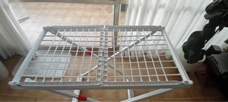 Tendedero plegable blanco
