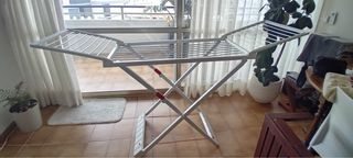 Tendedero plegable blanco