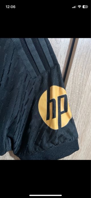 Camiseta Real Madrid Adidas Negra Dorada