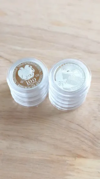 Monedas de Plata 10 x 1/4 Oz Arca de Noé 2025 999