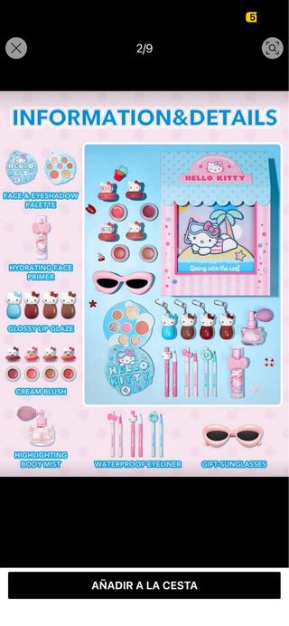 Sheglam x Hello Kitty Maquillaje Colección