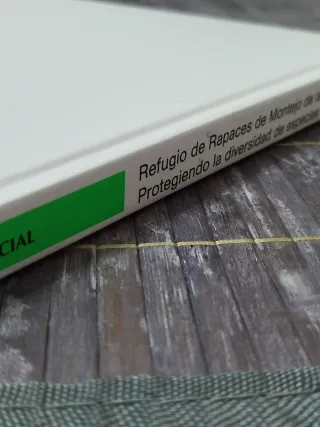 Libro Refugio de rapaces de Montejo de la Vega